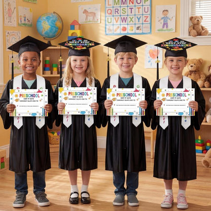 pre school and kindergarten cap and gown set 2026